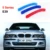 Para 1995-2003 BMW serie 5 E39 520i 525i 528i 530i 535i 3D M motorsport Estilo Parrilla Delantera Trim Tiras parrilla Cubierta de Pegatinas