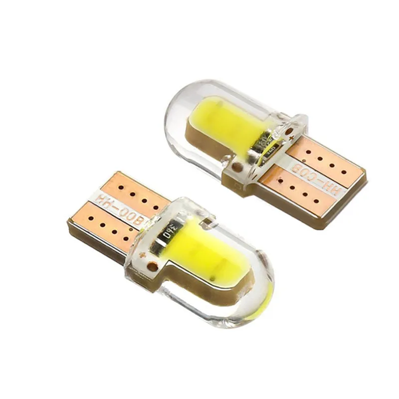 ZXMT 10 шт. T10 светодиодный W5W 194 168 COB 8SMD светильник для парковки авто клинообразный