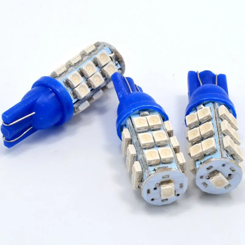 

New White Red Blue Interior Lights 10pcs T10 25smd 25 Smd Bulb 1210 3528 W5w Car Led Bulbs 921 194 168 Lights Wholesale