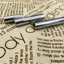 4 шт./лот m10 внутренняя резьба+ гальванизированная металлическая пустотелая трубка для осветительных аксессуаров на обоих концах имеет внутреннюю резьбу