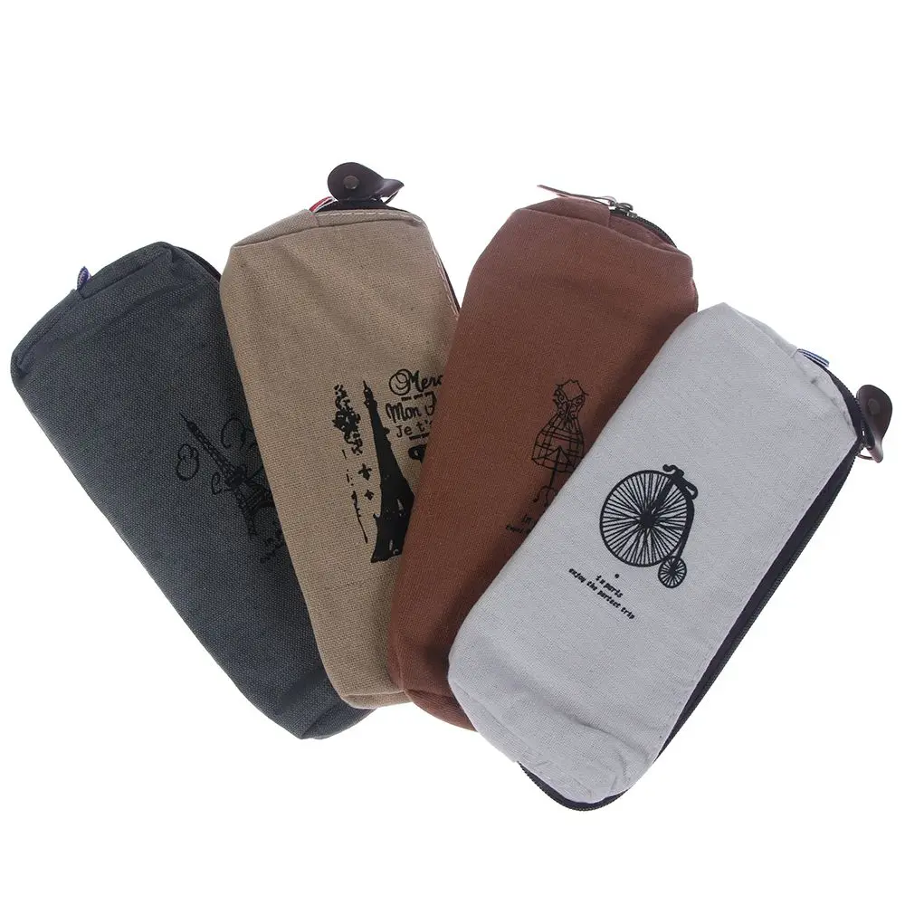 

Retro Towers Linen Necessaire Beauty Women Travel Toiletry Kit Make Up Makeup Case Cosmetic Bag Organizer Pouch Pencil Purse Bag