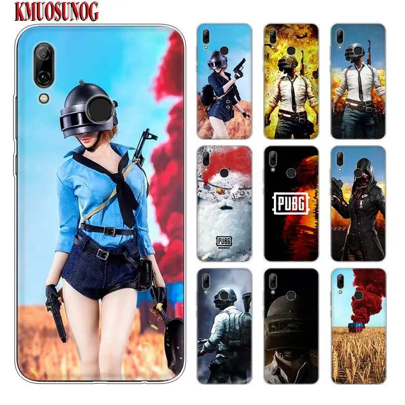 

Silicone Phone Case PUBG Game Fashion for huawei P30 Lite P Smart Honor 7A 8 8A 8C 8X 10i Y5 Y6 Y7 Y9 Pro 2019 2018 2017