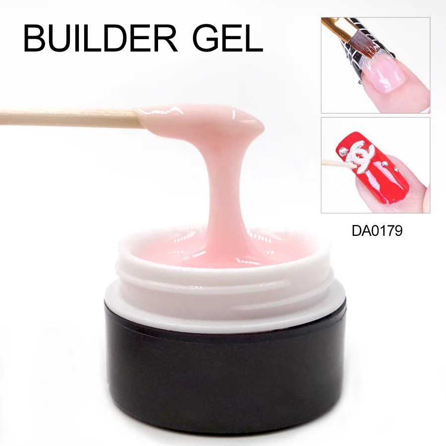 Прозрачный желе УФ гель для наращивания ногтей прозрачный защиты от лучей лак