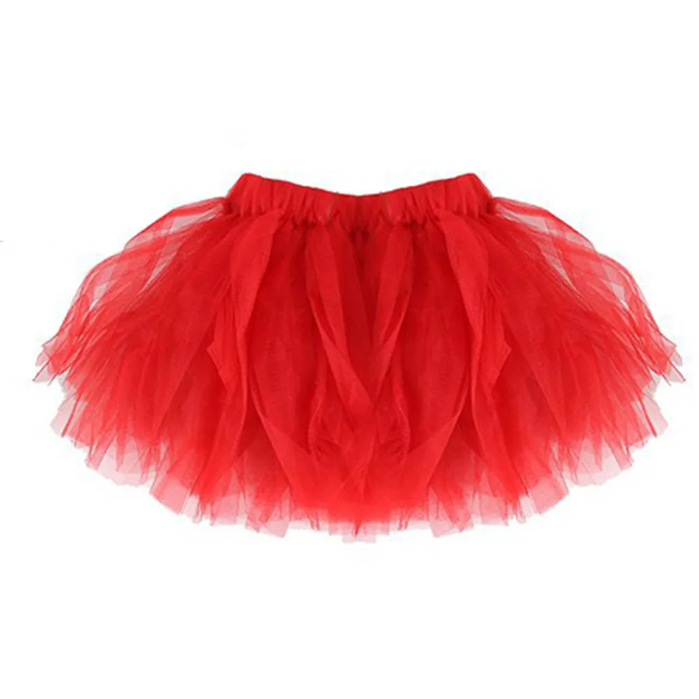 TELOTUNY/Детские юбки, милые балетные юбки-пачки высокого качества для маленьких девочек, вечерние модная Праздничная юбка для девочек, новая мода, Jan7 - Цвет: red