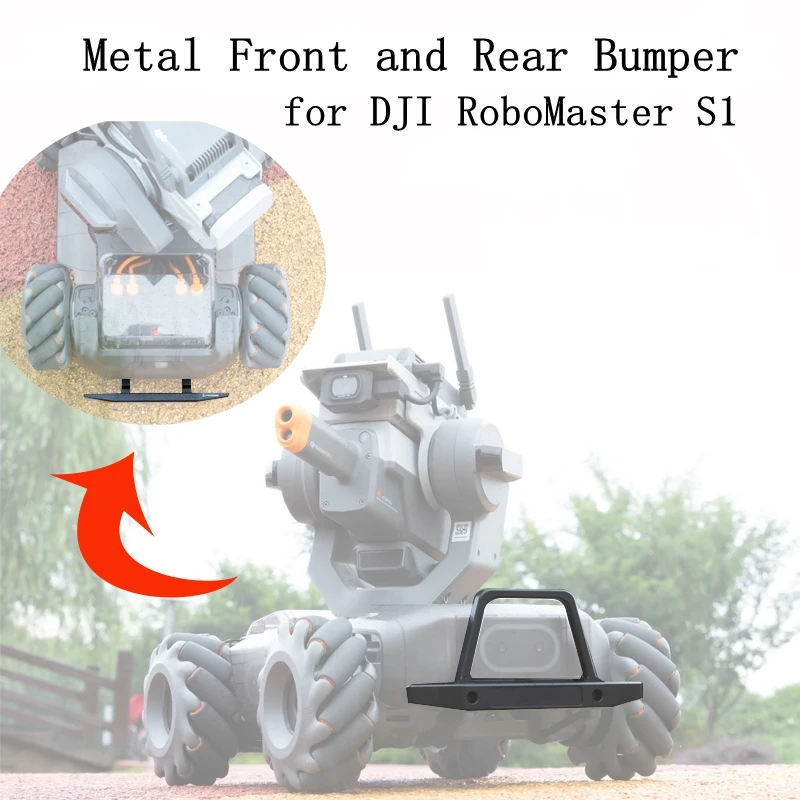 

Metal Front and Rear Bumper for DJI RoboMaster S1 Intelligent Educational Robot Anti-collision Protector DJI RoboMaster S1 Parts