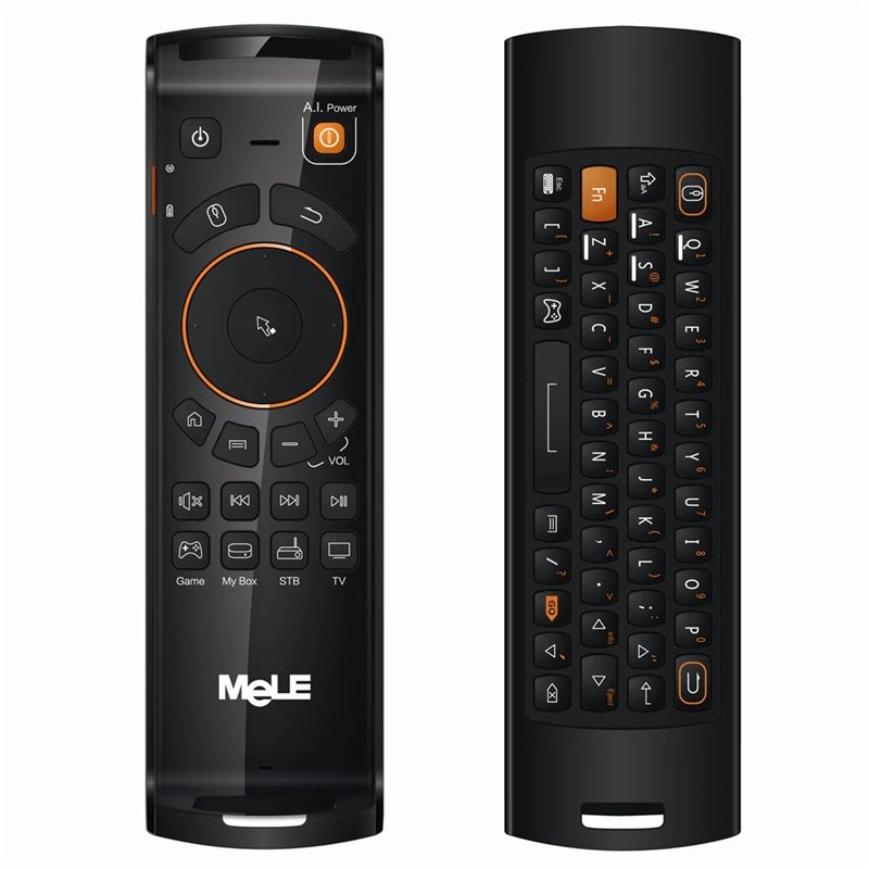 MELE F10 deluxe Fly Air Mouse 6 Ось соматосенсорной 2.4GHz беспроводной пульт дистанционного управления с ИК-функцией обучения мини клавиатура for Smart Android TV тв приставка mini PC