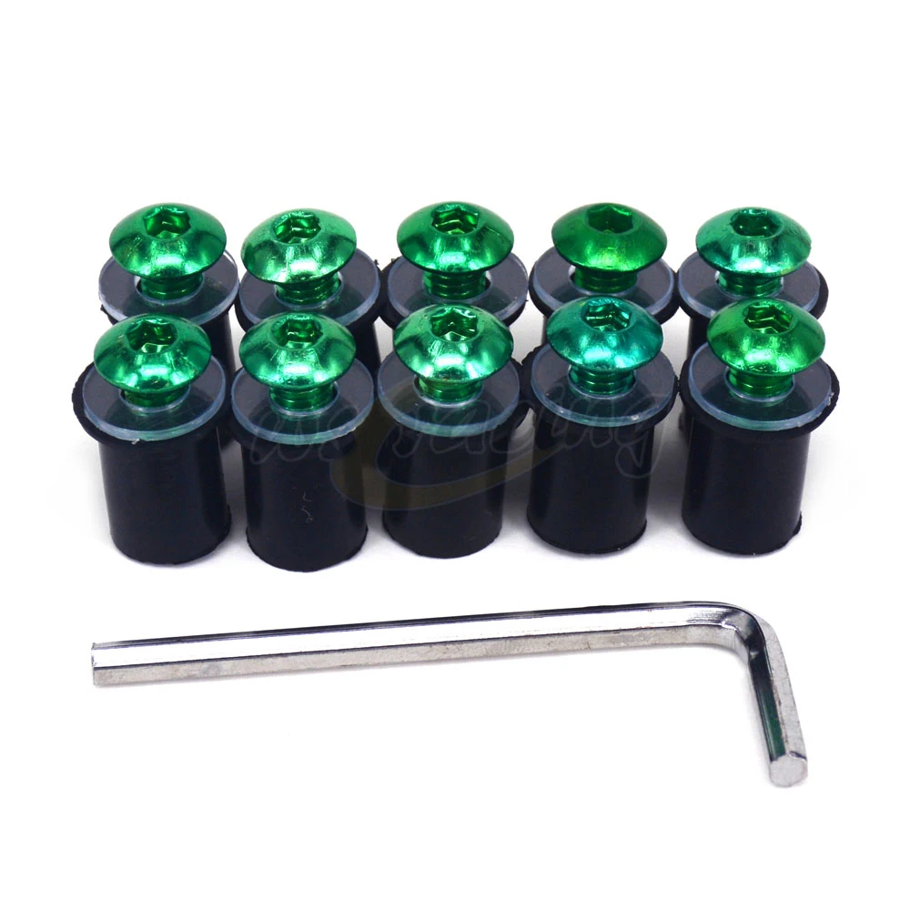 Болты для лобового стекла мотоцикла M5 5 мм YZF R1 R6 FZ6R FZ6 XJR400 FZ1 S1000RR GSXR GSX Z1000 ZX10R Z750