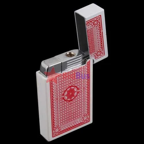 Bidbus Fast Portable Poker Card Shape Electric Shock Lighter Gift