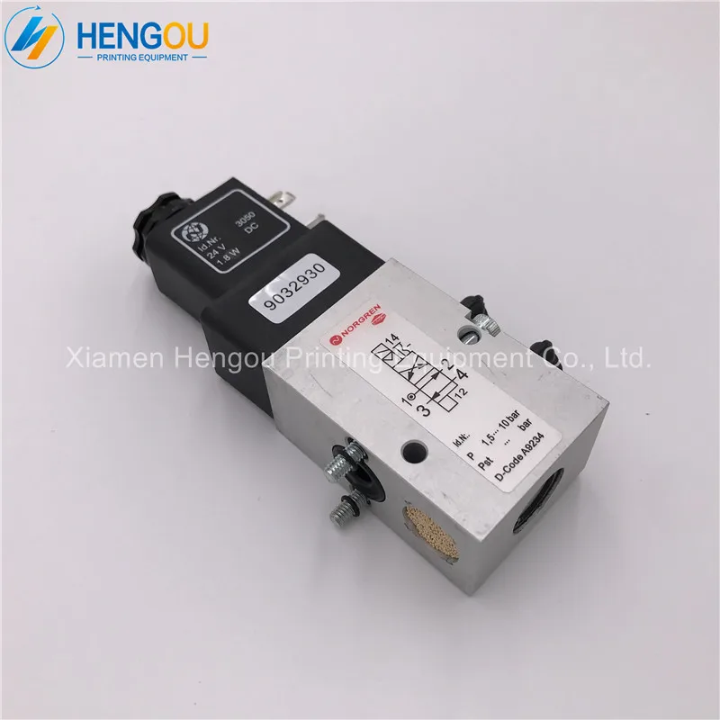 

5 Pieces New Hengoucn SM102 CD102 SM74 SM52 Printing Machine 4/2-way Valve 61.184.1051