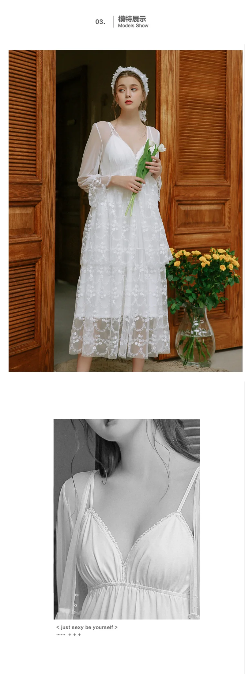 Дворцовая юбка для сна Весенняя Дамская кружевная сексуальная пижама ретро принцесса женская ночная сорочка размера плюс средневековое ретро платье принцессы