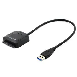 Универсальный USB 3,0 на SATA Кабель-адаптер для 2,5 3,5 дюймов диск SSD жесткий диск ноутбука DVD/CD Питание ЕС/UK/US адаптером
