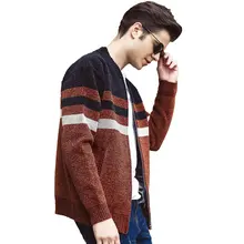 Men Bomber Cardigans Sweaters Male Stripes Knitwear Man Casual Cardigan Zipper Front Blends Knitwear Winter Warm Fleece Sweaters Men Bomber Cardigans Sweaters Male Stripes Knitwear Man Casual Cardigan Zipper Front Blends Knitwear Winter Warm Fleece Sweaters