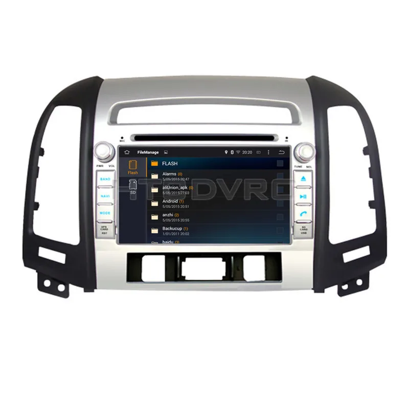 Discount YMODVHT 7inch 4G Octa Core Android 9.0 7.1 Car DVD GPS for Hyundai Santa FE 2006 2007 2008 2009 2010 2011 2012 Auto RDS Radio 15