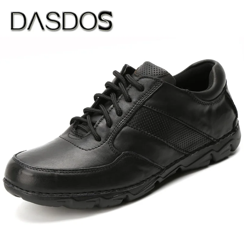 

High Quality Genuine Leather Men Shoes Casual Lace Up Flat Handmade Leisure Soft Lightweight Breathable Zapatillas Big Size 45
