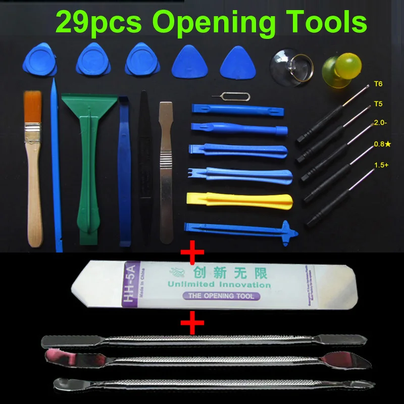 Opening tool. инструмент для разбора фар. инструменты для открытия новый частиц. набор инструментов yihua (6 в 1). отвертка для разборки honor v10.