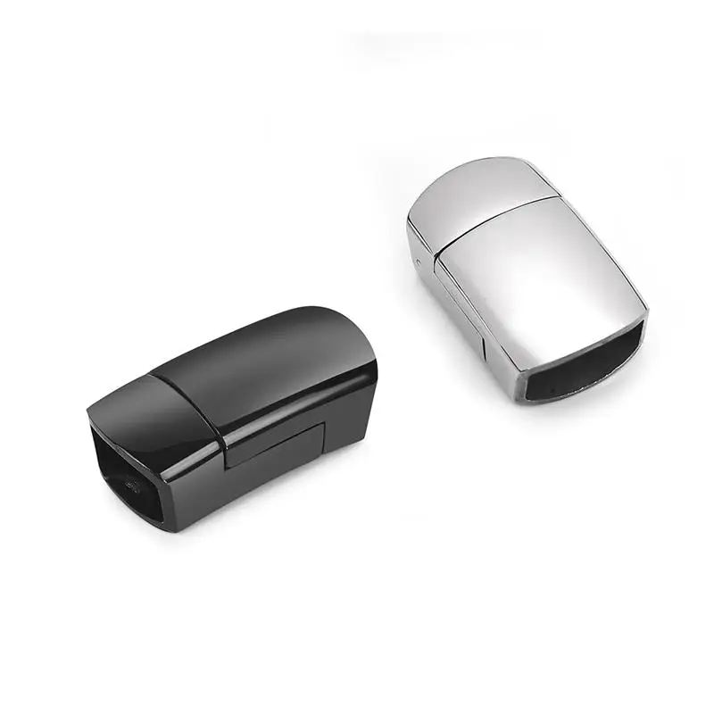 

2 pcs Bracelet Buckle Stainless Steel Magnetic Clasps Leather Cord Connector DIY Jewelry Making Buckle Components Fit 7/8/12mm