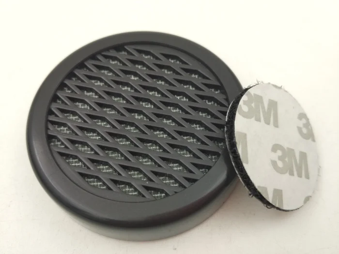 Free Shipping 1Pcs Tobacco Cigar Box Case Humidifier 57mm Black Round Plastic Tobacco Humidor Smoking Accessories c8186
