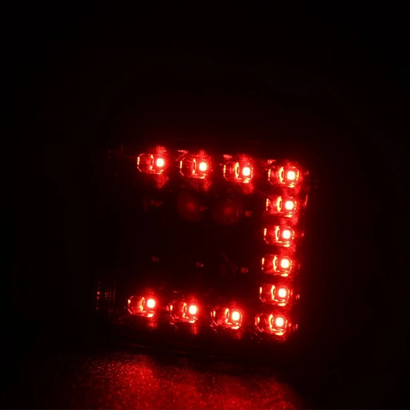 LED Tail Rear Back Bumper Light Back up Reverse Lights Back Parking Light Brake Light Assembly for 07-15 Jeep Wrangler JK ddf