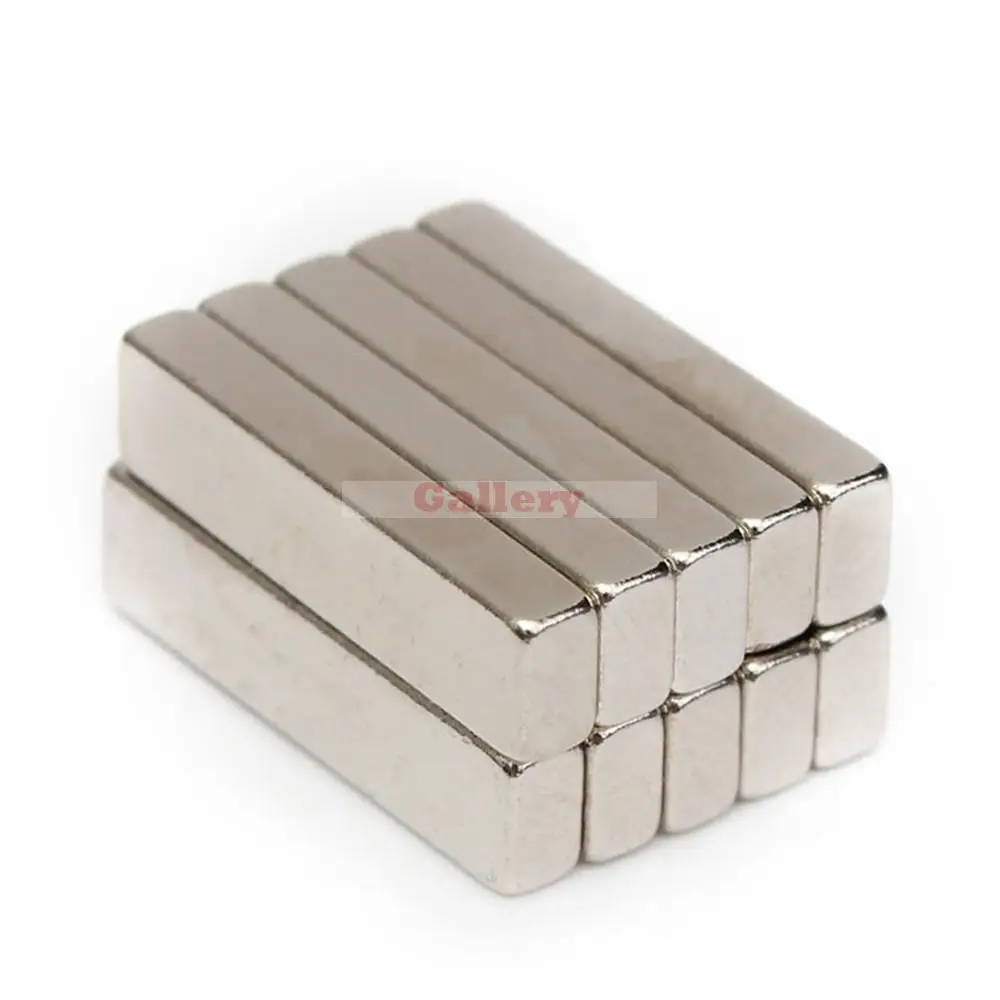 50pcs Neodymium 10 x 5 x 1 mm Strong Square Cuboid Block Magnet Rare Earth N50 