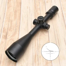 Discovery Hd 5-25X56 SF White Leters Rangefinder Hunting Riflescope Red Dot Optics  Scope Big Caliber Side Focus Scope