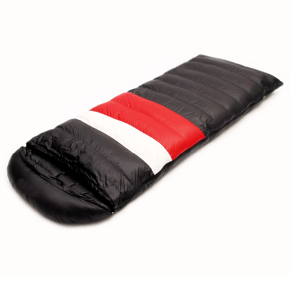 

Outdoor ultralight envelope falling 2200g/2500g/2800g/3000g white goose down camping sleeping bag