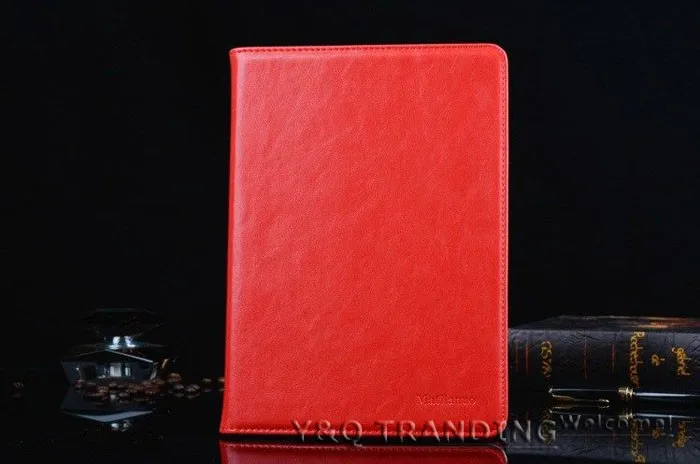 Luxury Genuine Case for iPad Leather Case Retro Business Cover Wallet Smart Cover for iPad (14)