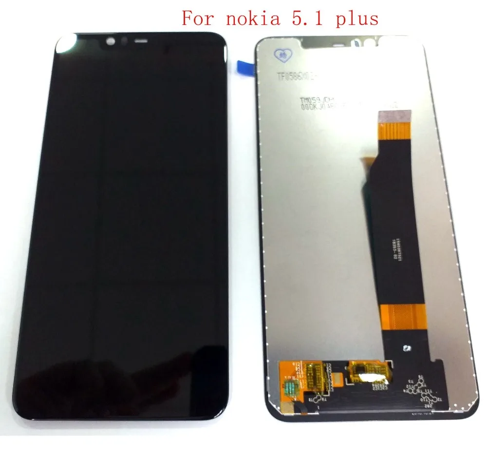 

For Nokia 5.1 plus Lcd Screen Display WIth Touch Glass DIgitizer Assembly Repair Parts for nokia 5.1plus lcd