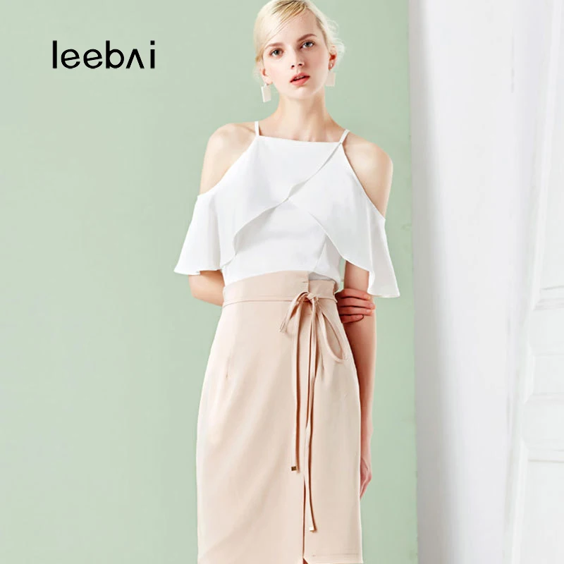 Фото LEEBAI женская одежда Verano 2018 шифон Растениеводство Топ Для женщин белый топ на LEEBAI женская одежда Verano 2018 шифон Растениеводство Топ Для женщин белый топ на