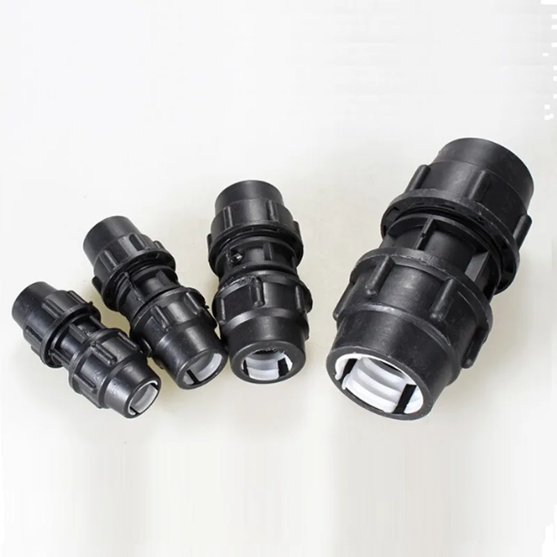20mm(1/2") 25mm(3/4") Environmental Plastic Water Pipe Union Connector Durable Quick Joints For
