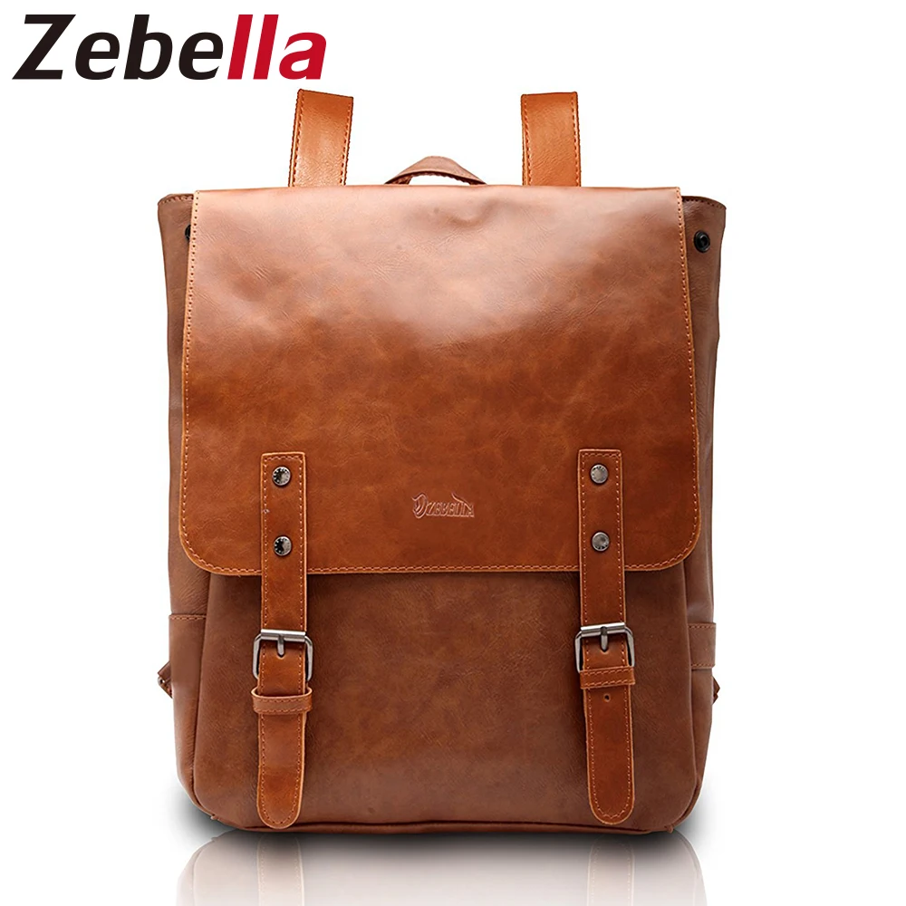 Zebella, элегантный дизайн, Подростковый рюкзак из искусственной кожи, женские водонепроницаемые Рюкзаки, Mochila, мужские школьные сумки для студентов, девочек и мальчиков