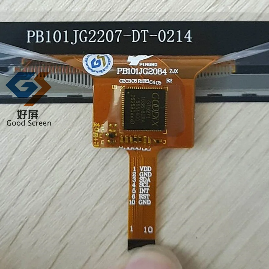 

Black 10.1 Inch Capacitive touch screen panel repair replacement spare parts P/N PB101JG2084 PB101JG2207-DT-0214
