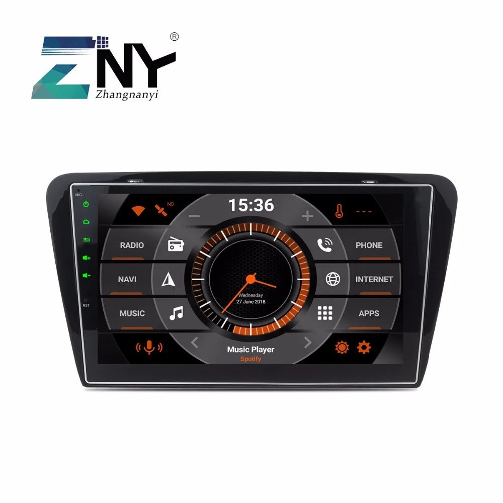 Sale 10.1" IPS Android 9.0 Car Stereo Auto Radio For Skoda Octavia A7 2013-2016 Multimedia FM RDS GPS Navigation 4+32GB Gift Camera 0