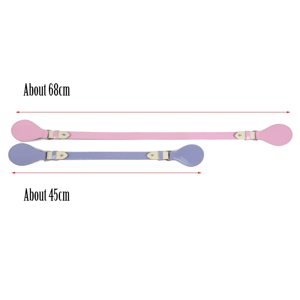 Tanqu Короткие Длинные лак без каблука PU Сменный ремень падение конец комбинации для Obag карман луна качели Chic Сумочка