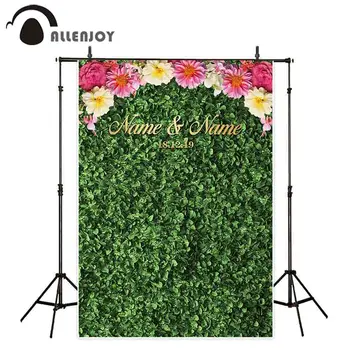 

Allenjoy photography background grass flowers romantic custom wedding celebration fondos para fotografia photobox photocall