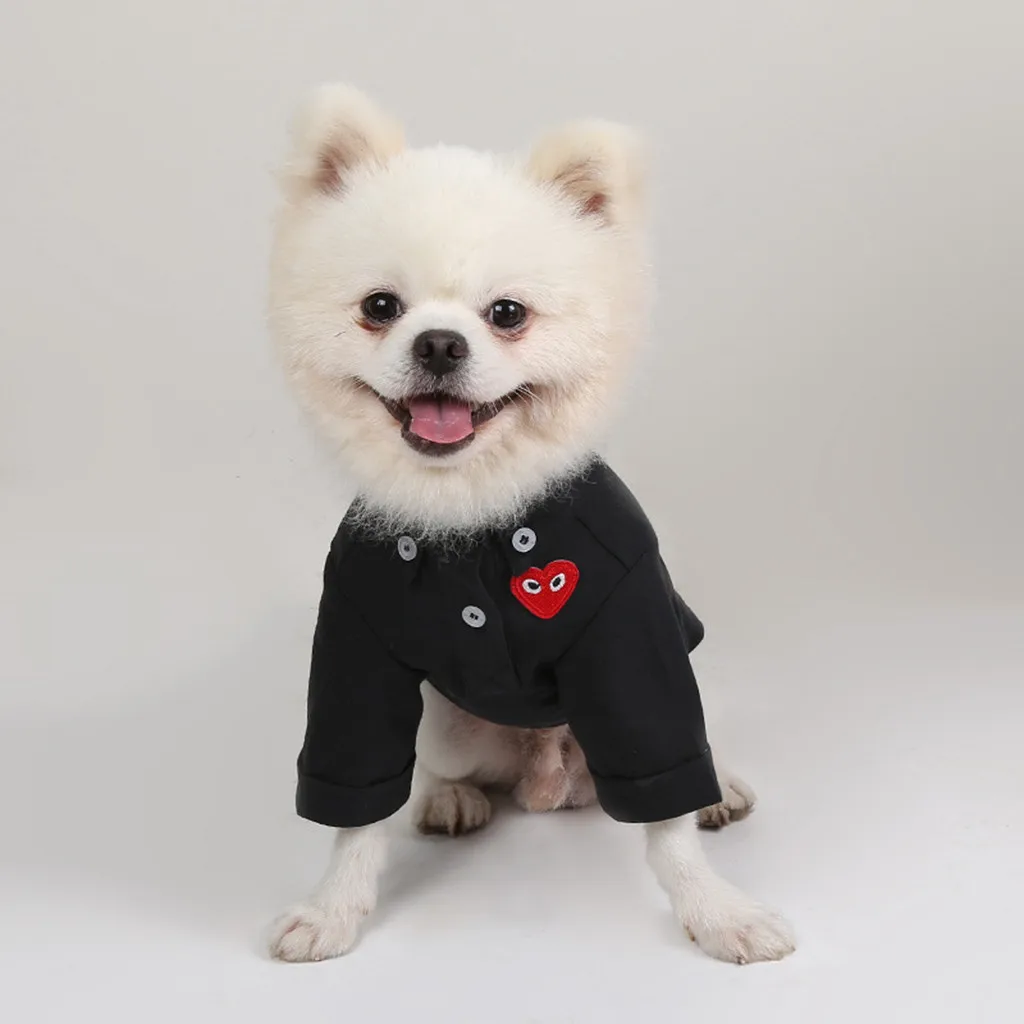 black and white Vest Small Dog Cat Dogs Clothes Cotton T Shirt Jersey Pet Puppy Summer Apparel Clothes Dog Shirt#p9