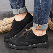 Модные мужские мотоциклетные ботинки для отдыха, ботильоны с круглым носком, ботинки на шнуровке, весенне-осенняя Повседневная рабочая обувь для улицы