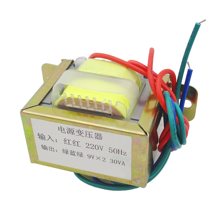 

30W double 9V 30W2*9V transformer, power transformer input, 220V, 50Hz/ output: double 9V