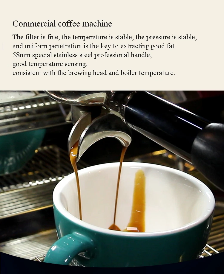Коммерческий эспрессо кофе машина давление 120 бар кофе с одним выходом Регулируемый испаритель для Foamy молока кофе машина