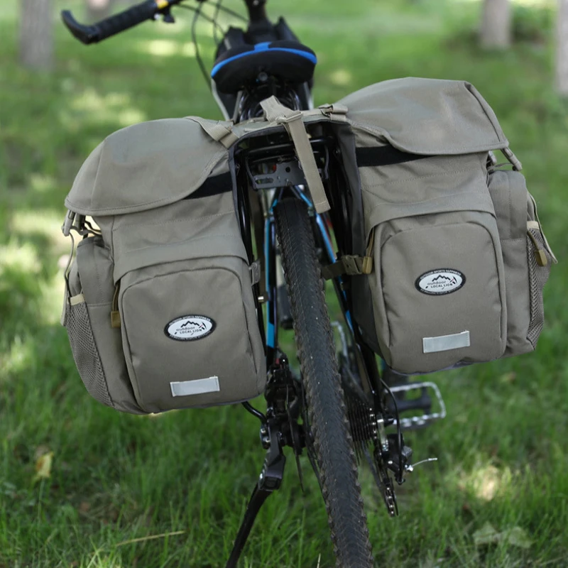 LOCAL LION 50L Bicycle Bag Mountain Bike Trunk Bags Cycling Rear Rack Tail Seat Pannier Pack Luggage Carrier Riding Accessories