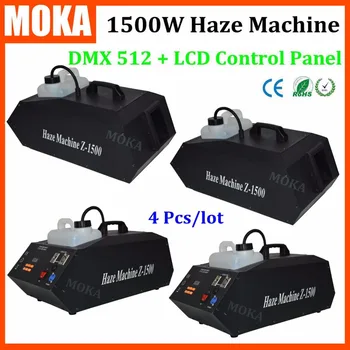 

4 pcs/lot DMX Haze Machine 1500w Fog Machine heater DJ Stage Smoke Machine remote control