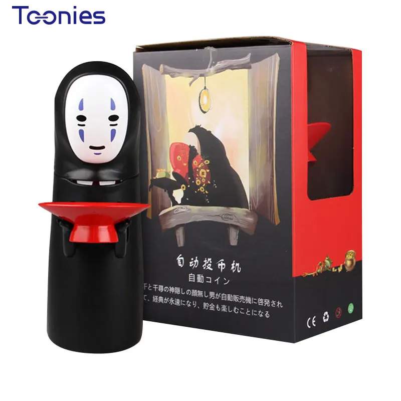 No face Man Funny Money Box Spirited Away Coin Bank Special Children