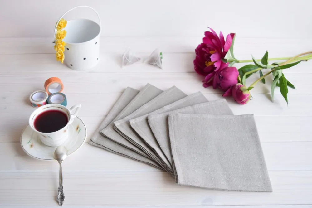 6 шт. квадратные тканевые салфетки 28x28 см|cotton napkin|napkins partycotton napkins wedding |