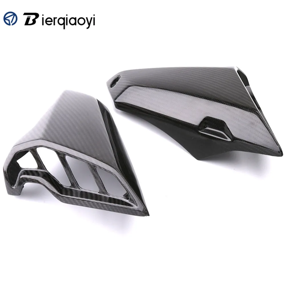 Мотоциклетное углеродное волокно для Yamaha MT 09 MT09 FZ FZ09 2017 2018 газовый бак боковой
