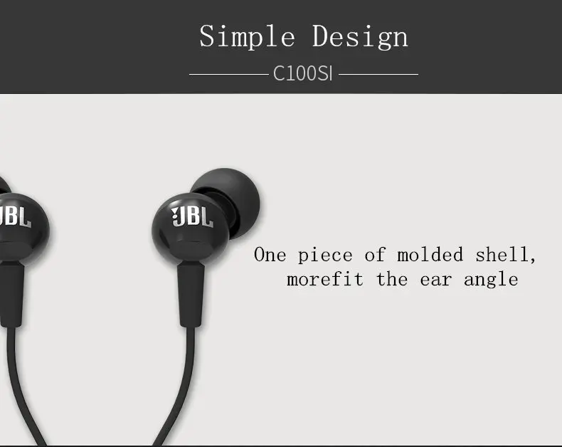 JBL C100SI In-Ear Headphones description image 6