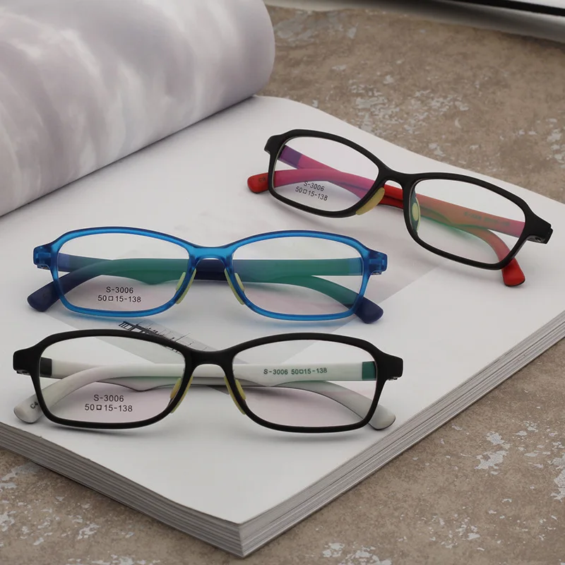 Short-sighted spectacle frame for boys and girls 2019 new type of silica gel TR90 optical spectacle frame S3006