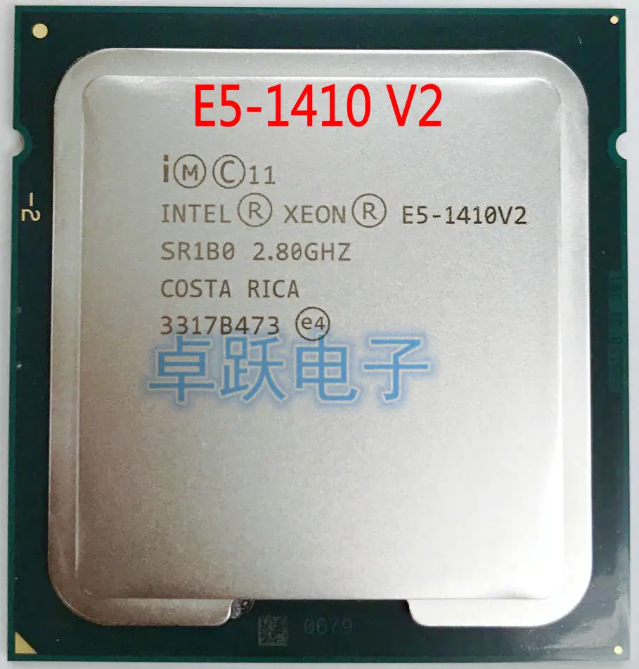 amd cpu intel Quad-Core E5-1410 V2 CPU 2.8GHZ LGA1356 scrattered pieces E5-1410V2 Free shipping gaming processor