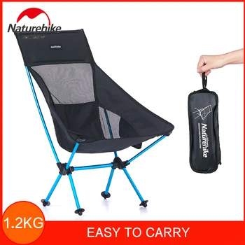

Naturehike Outdoor Ultralight Portable Folding Chair with Carry Bag Heavy Duty Camping Folding Chairs Beach Picnic BBQ Fishing