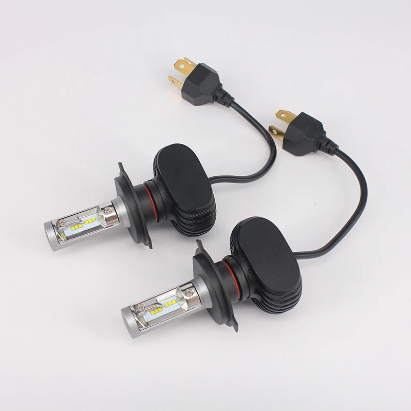 2pcs Car Headlight Kit Led H4 H11 H7 12v Auto Head Light 50w Set 8000lm Csp Cree Chip Bulb Auto