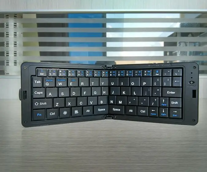 Kb218 складной мобильные телефоны Клавиатуры Tablet Bluetooth клавиатура сотового телефона клавиатуры для Android IOS Оконные рамы IPhone IPad Xiaomi