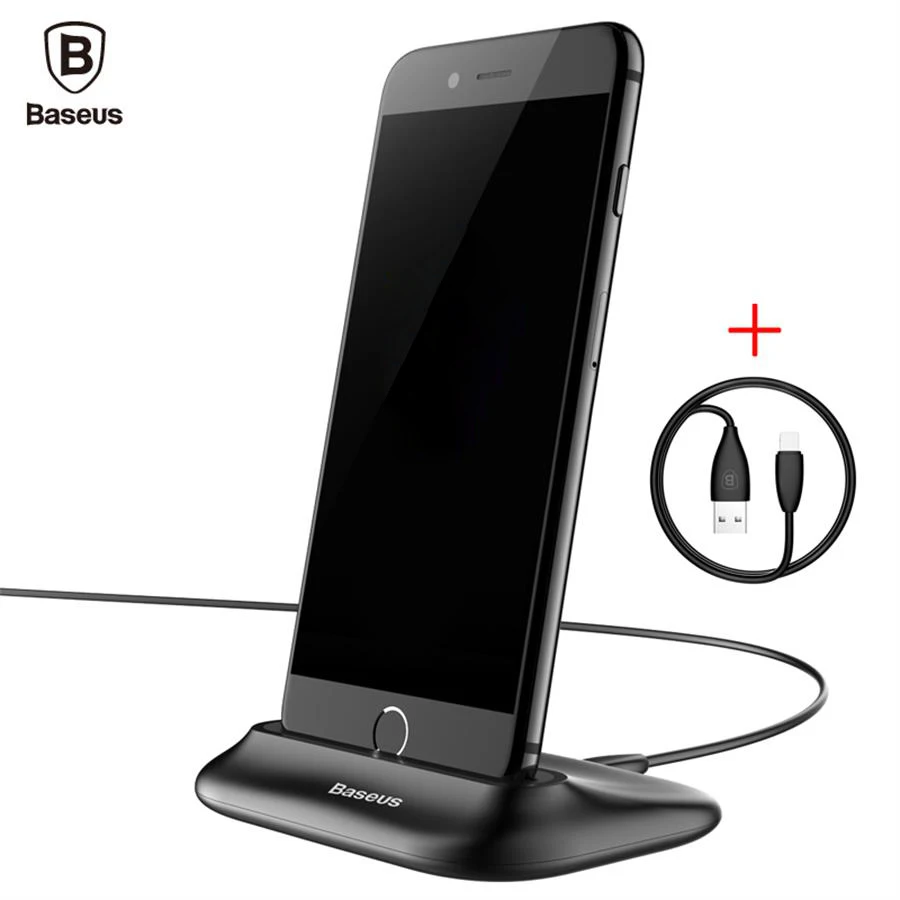 Baseus Desktop Docking Charging Cell Phone Cradle Sync Data Charger